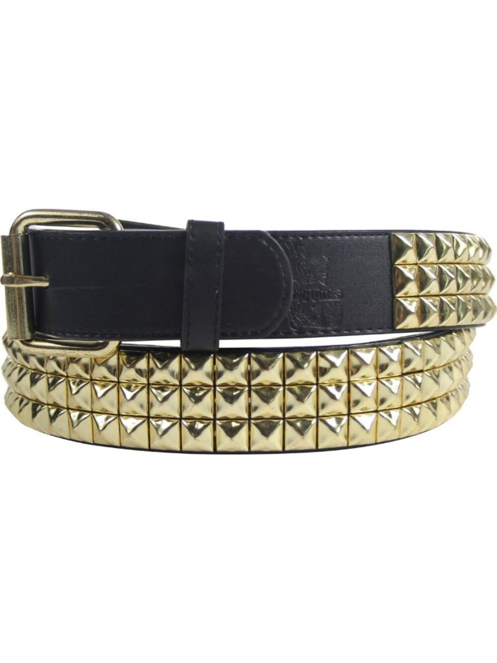 Punk Rock Pyramid Studded Leather Belt - Edgy Fashion Accessory for Men & Women
